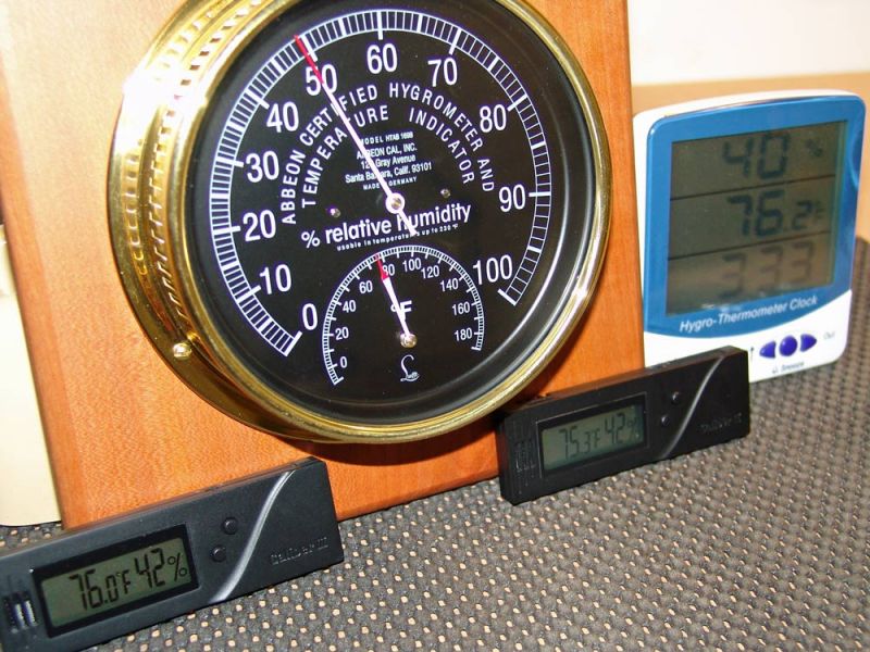 Digital Humidity + Temperature Gauge - StewMac